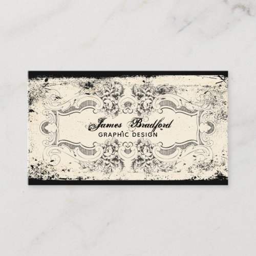 Vintage Victorian Frame Business Card