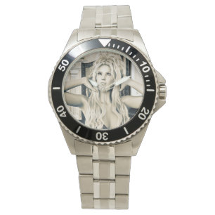 Vintage Victorian Glamour Portrait Art Watch