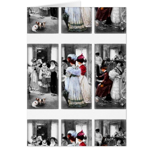 vintage victorian ladies cards (Front)