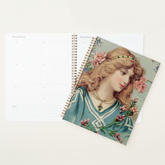 Vintage Victorian Lady Planner (Display)