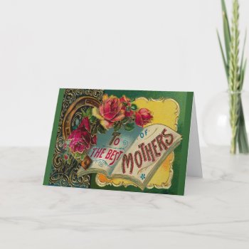 Vintage Victorian Mother's Day Card by ebhaynes at Zazzle