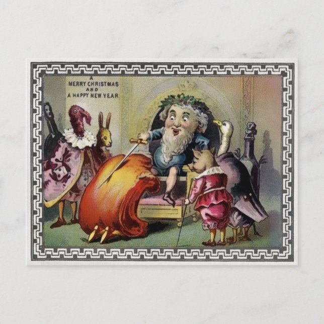 Vintage Victorian Odd Postcard (Front)