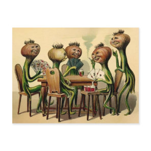 Vintage Victorian Onion Card Game