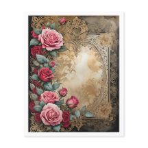 Vintage Victorian Paper Sheet