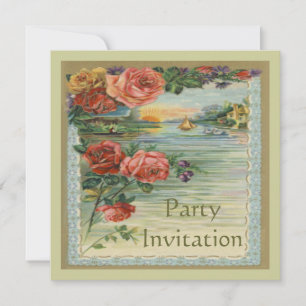 Vintage Victorian Party Invitation