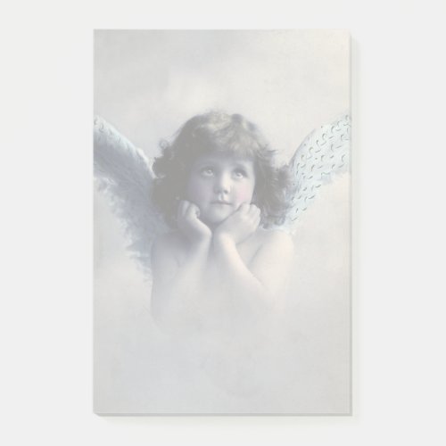 Vintage Victorian Photo Angel Post_it Notes