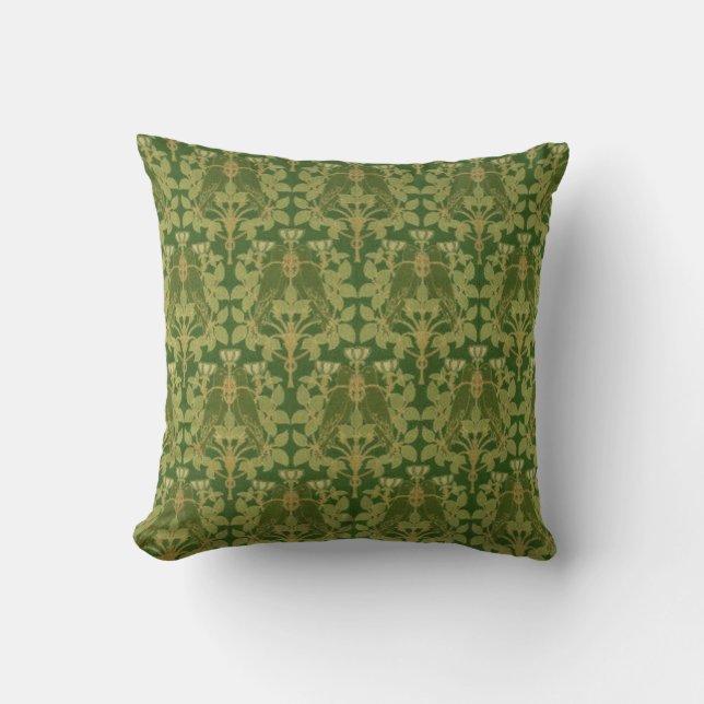 Vintage Victorian Pillow Throw (Front)