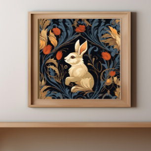 Vintage Victorian Rabbit Poster