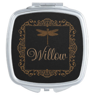 Vintage Victorian Romantic Fairytale Compact Mirror