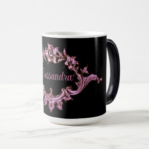 Vintage Victorian Romantic Steampunk Personalized  Color Morph Mug
