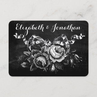 Vintage Victorian Roses Accommodations Enclosure Card