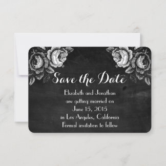 Vintage Victorian Roses Save the Date Invitation