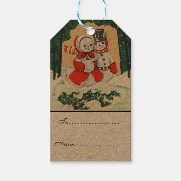 Vintage,victorian,rustic,christmas,pattern, Gift Tags