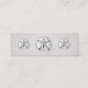 Vintage Victorian Sand Dollar Business Card