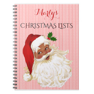 Vintage Victorian Santa Claus To Do Gift Book