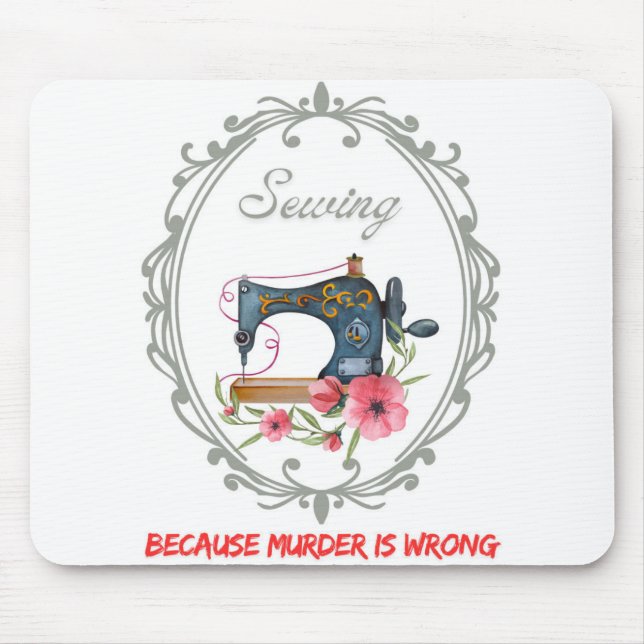 Vintage Victorian Sewing  Mouse Pad (Front)