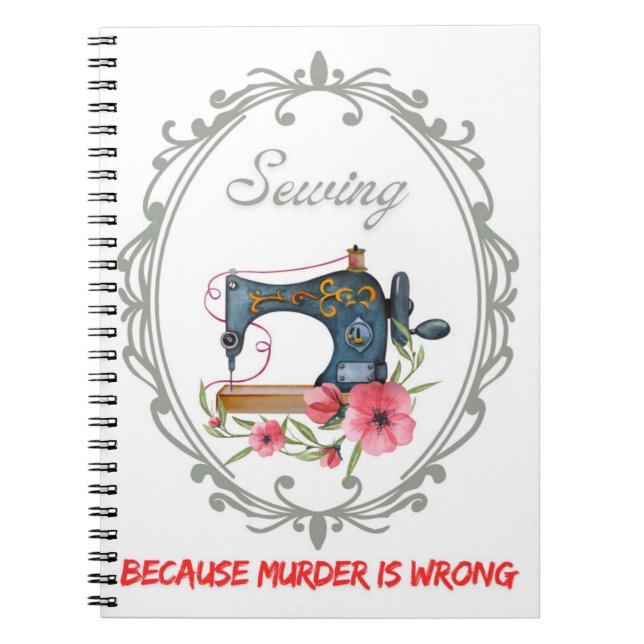 Vintage Victorian Sewing  Notebook (Front)