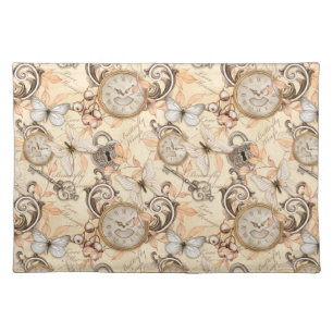 Vintage Victorian Shabby Chic Country Pattern Cloth Placemat