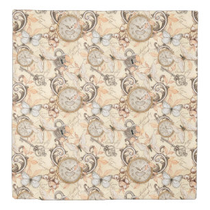 Vintage Victorian Shabby Chic Country Pattern Duvet Cover