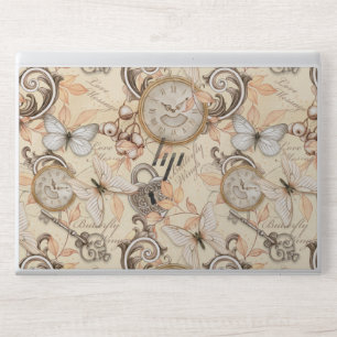 Vintage Victorian Shabby Chic Country Pattern HP Laptop Skin