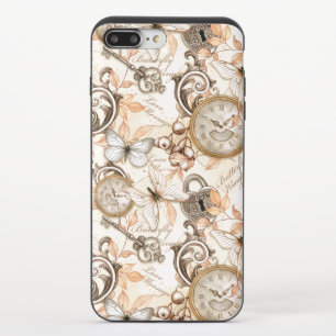 Vintage Victorian Shabby Chic Country Pattern iPhone 8/7 Plus Slider Case