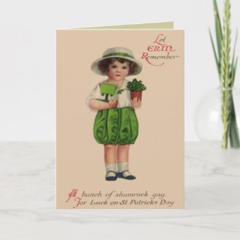 Vintage Victorian St. Patrick's Day Card by Westernpalamino at Zazzle