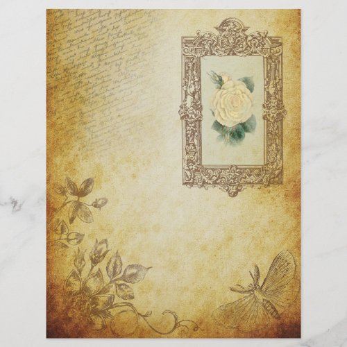 Vintage Victorian Style Scrapbook Paper