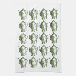 Vintage Victorian Teapot Pattern Tea Towel – Herit