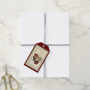 Vintage Victorian Valentine Cherub, Rose and Heart Gift Tags