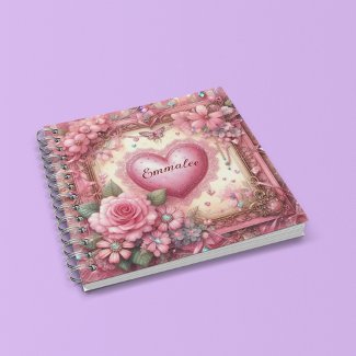 Vintage Victorian Valentine Floral Heart Custom