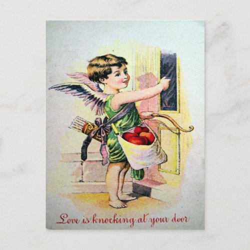 Vintage Victorian Valentine Holiday Postcard