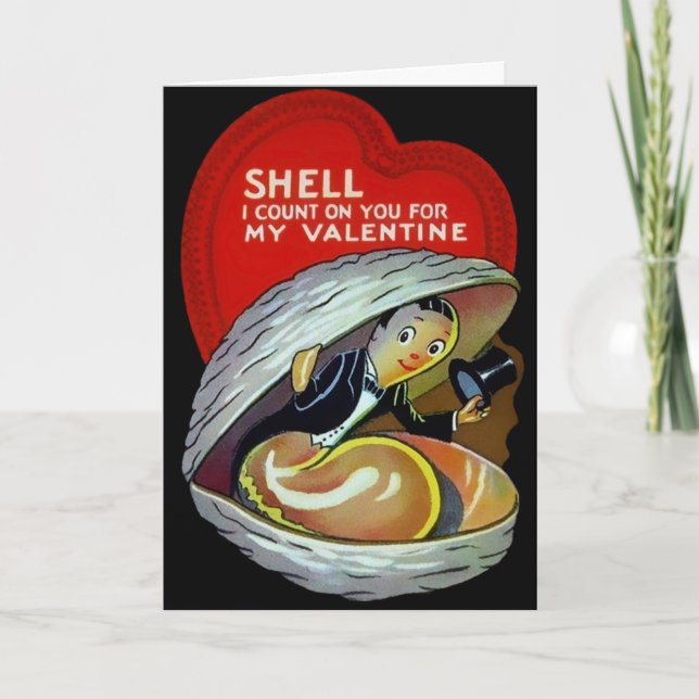 Vintage Victorian Valentines Day Card (Front)