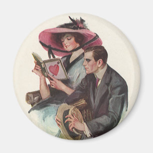 Vintage Victorian Valentine's Day Love and Romance Magnet