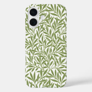 Vintage Victorian Willow Leaves by William Morris iPhone 16 Case