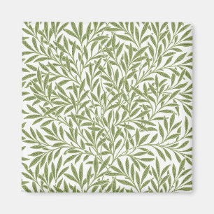 Vintage Victorian Willow Leaves by William Morris Magnet