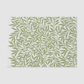 Vintage Victorian Willow Leaves by William Morris Tissue Paper