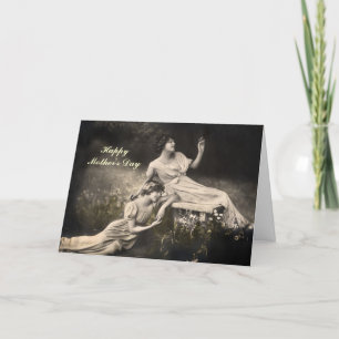 Vintage Victoriana Mother's Day Card
