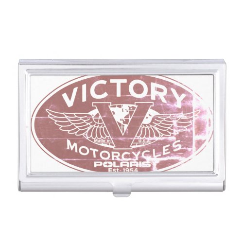 Vintage Victory Motorcycles Business Card Case