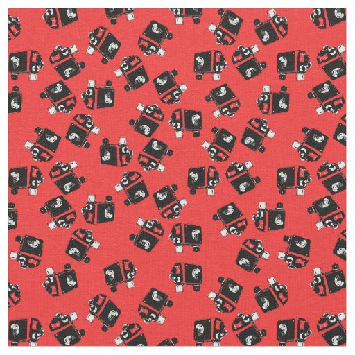 Vintage Video Camera Fabric Print