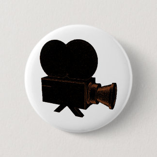 Vintage Video Pinback Button