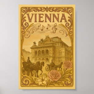 Vintage Vienna Art Nouveau Poster