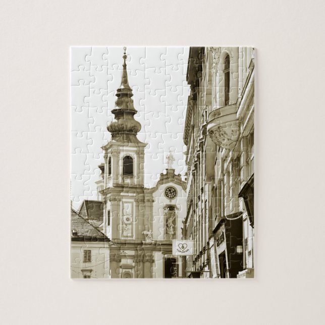 Vintage Vienna, Austria Jigsaw Puzzle (Vertical)