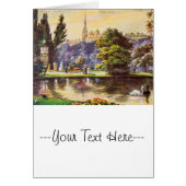 Vintage Vienna Park Postcard (Front)