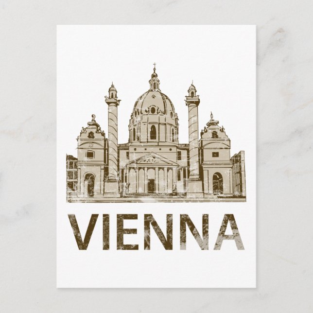 Vintage Vienna Postcard (Front)
