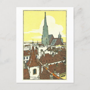 Vintage Vienna Stefanskirche Postcard