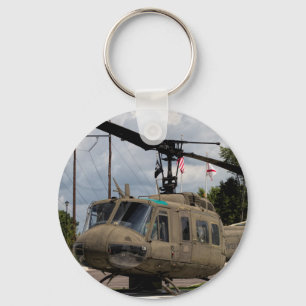 Vintage Vietnam Era Uh-1 Huey Military Chopper Keychain