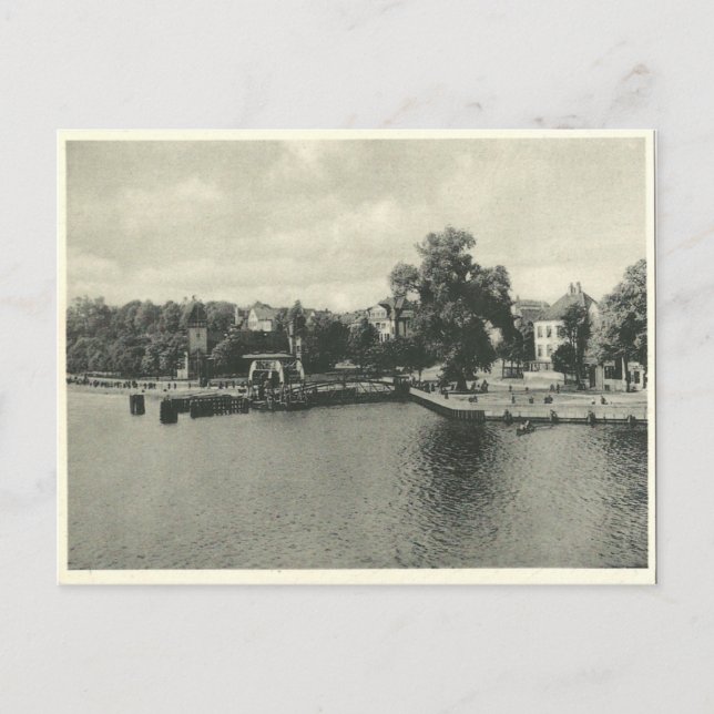 Vintage View of Bremen/Vegesack Postcard (Front)