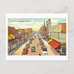Vintage View of Cambridge, Maryland, Postcard