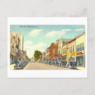 Vintage View of Carbondale, Pennsylvania, Postcard