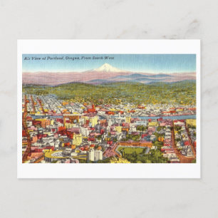 Vintage View of Portland, Oregon, Postcard